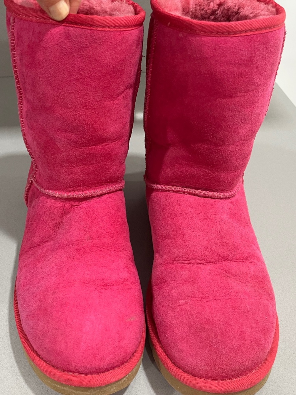Pink Ugg boots. Size 7.